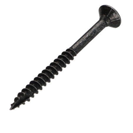 1 x Spanplattenschrauben Senkkopfschraube T25 5x60 Mit Gewinde 36 Stahl schwarz verzinkt