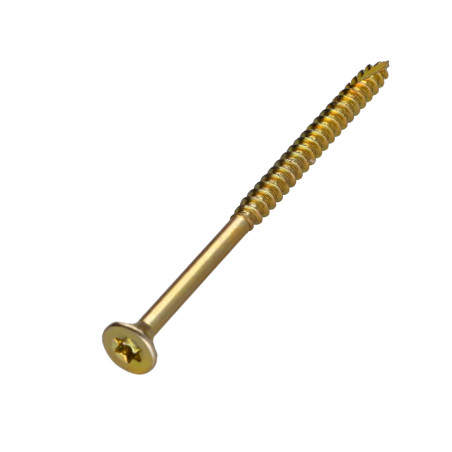 1 x Spanplattenschraube TEKOR Senkkopfschraube Gezahnt 4X70 Mit Gewinde 42 T20 ZBCR3+ cut Bohrspitze mit Typ 17