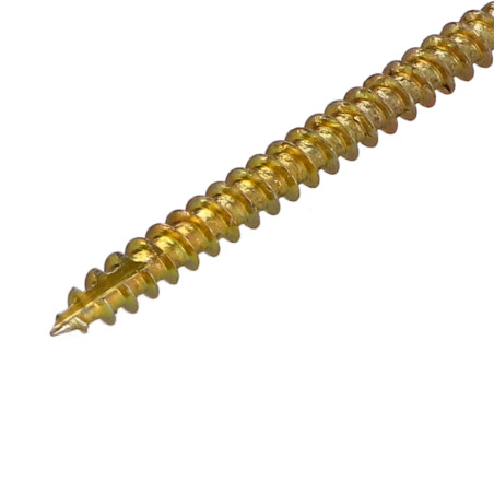 1 x Spanplattenschraube TEKOR Senkkopfschraube Gezahnt 4X70 Mit Gewinde 42 T20 ZBCR3+ cut Bohrspitze mit Typ 17