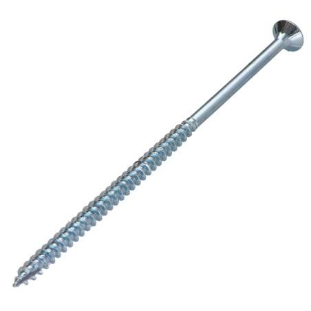 1 x Spanplattenschraube TEKOR Senkkopfschraube Gezahnt 5X120 Mit Gewinde 70 T25 Verzinkt cut Bohrspitze mit Typ 17