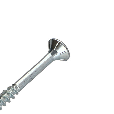 1 x Spanplattenschrauben TEKOR Senkkopfschraube Gezahnt Pozi N°2 5X60 Mit Gewinde 40 cut Bohrspitze mit Typ 17 Spitze