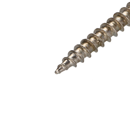 1 x Spanplattenschrauben Senkkopfschraube Pozi N°2 4X30 Gesamtgewinde Nickelstahl