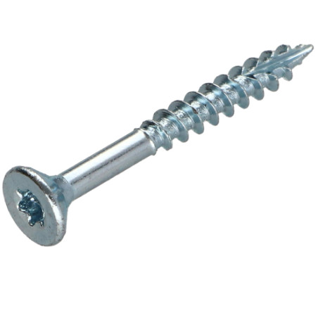 1 x Spanplattenschraube TEKOR Senkkopfschraube Gezahnt 3,5X50 Mit Gewinde 40 T15 Verzinkt cut Bohrspitze mit Typ