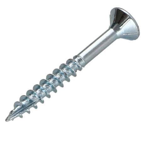 1 x Spanplattenschraube TEKOR Senkkopfschraube Gezahnt 4X50 Mit Gewinde 30 T20 Verzinkt cut Bohrspitze mit Typ 17