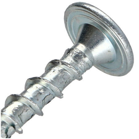 1 x Spanplattenschrauben TEKOR Tellerkopfschrauben T30 cut Bohrspitze mit Typ 17 Spitze 6x40 Teilgewinde Verzinkt