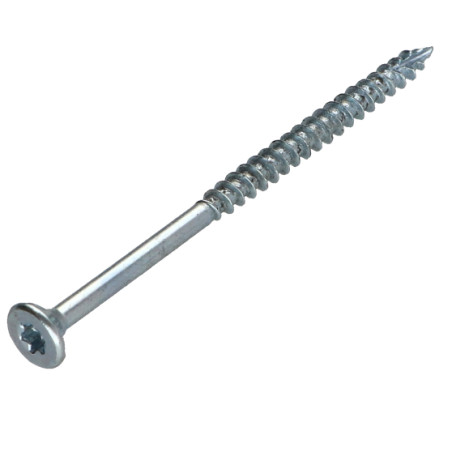 1 x Spanplattenschraube TEKOR Senkkopfschraube Gezahnt 5X70 Mit Gewinde 42 T25 Verzinkt cut Bohrspitze mit Typ 17