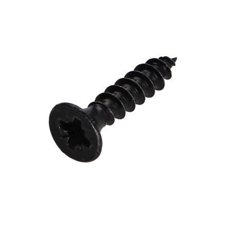 1 x Spanplattenschrauben Senkkopfschraube Pozi N°2 3,5X20 Gesamtgewinde Stahl schwarz verzinkt