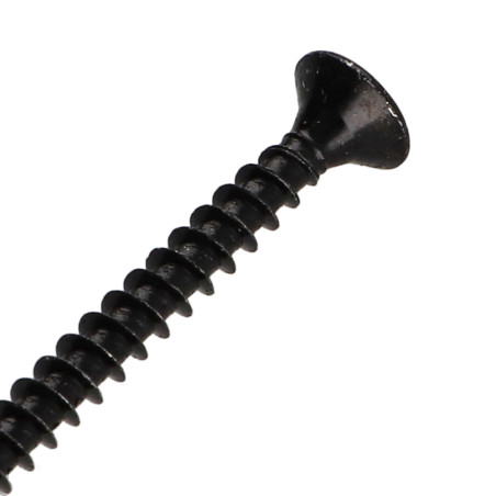 1 x Spanplattenschrauben Senkkopfschraube Pozi N°2 5X60 Gesamtgewinde Stahl schwarz verzinkt