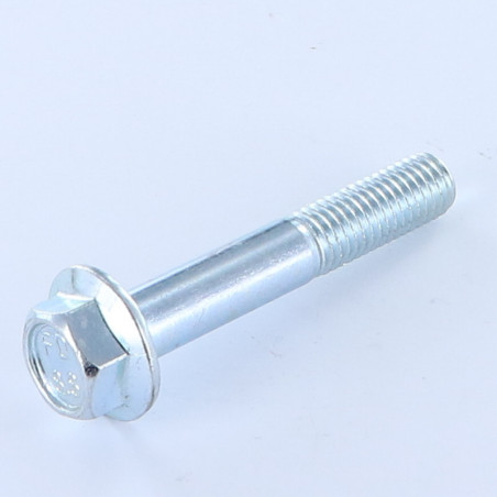 1 x Metallschrauben Sechskantkopf M10x60 Teilgewinde Kreuzschlitz mit gezahntem Flansch Klasse 8.8 Verzinkt