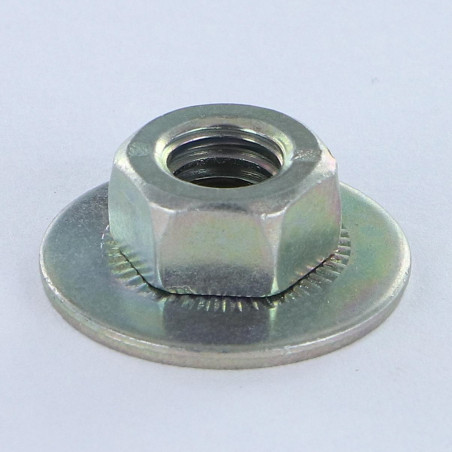 1 x Muttern Twolok cs(mit geriffelter Kontaktscheibe) M12 Scheiben/Unterlegscheibe M12x27,25x13,75 Verzinkt