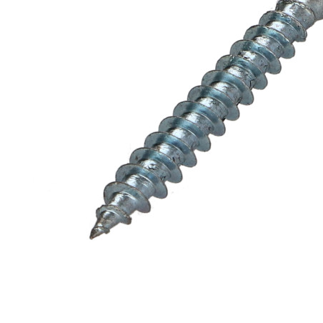 1 x Spanplattenschrauben Senkkopfschraube Pozi N°2 4,5X35 Gesamtgewinde Verzinkt RAL9004 signalschwarz 30 % BRI