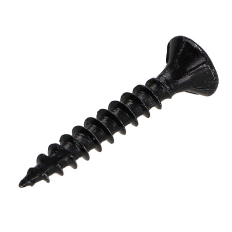 1 x Spanplattenschraube TEKOR Senkkopfschraube Gezahnt 4X35 T20 Stahl schwarz verzinkt