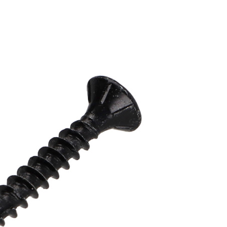 1 x Spanplattenschraube TEKOR Senkkopfschraube Gezahnt 4X35 T20 Stahl schwarz verzinkt