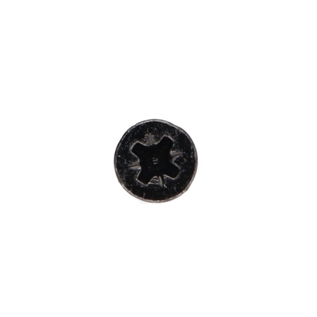 1 x Spanplattenschrauben Senkkopfschraube Pozi N°2 4X17 Gesamtgewinde Stahl schwarz verzinkt