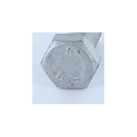 1 x Metallschrauben Sechskantkopf M10x25 Klasse 6.8 Rohstahl GEOMET 500B