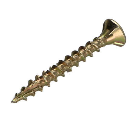 1 x Spanplattenschraube TEKOR Senkkopfschraube Gezahnt 4X45 Mit Gewinde 27 T20 ZBCR3+ cut Bohrspitze mit Typ 17