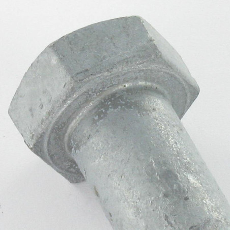 1 x Schrauben mit teilgewinde Sechskantkopf M12x40 Klasse 8.8 Hohe Korrosionsbeständigkeit Stahl feuerverzinkt ISO FIT
