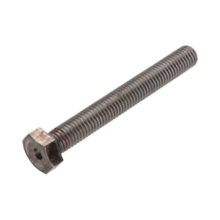 1 x Metallschrauben Sechskantkopf M10X80 Klasse 6.8 Rohstahl Gebohrt