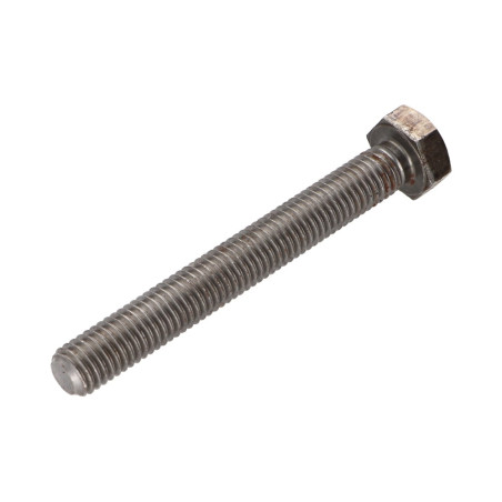 1 x Metallschrauben Sechskantkopf M10X80 Klasse 6.8 Rohstahl Gebohrt