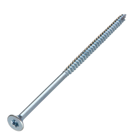 1 x Spanplattenschraube TEKOR Senkkopfschraube Gezahnt 6X140 Mit Gewinde 70 T30 Verzinkt cut Bohrspitze mit Typ 17