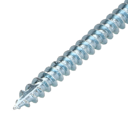 1 x Spanplattenschraube TEKOR Senkkopfschraube Gezahnt 6X140 Mit Gewinde 70 T30 Verzinkt cut Bohrspitze mit Typ 17