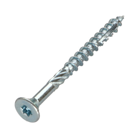 1 x Rahmenschraube tekor Senkkopfschraube Gezahnt T30 6 x 70 Mit Gewinde 42 cut Bohrspitze mit Typ 17 Spitze Verzinkt