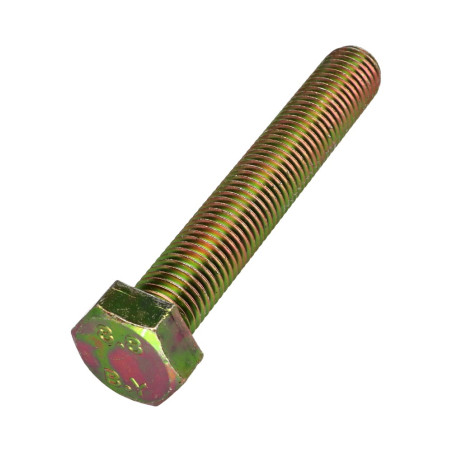 1 x Metallschrauben Sechskantkopf M20X90 Klasse 8.8 Dichromat