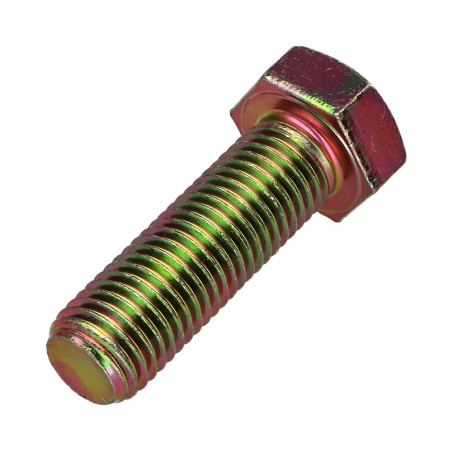1 x Metallschrauben Sechskantkopf M18x45 Klasse 8.8 Dichromat