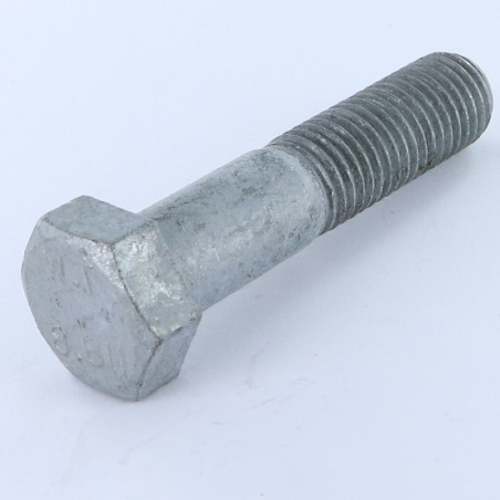 1 x Schrauben mit teilgewinde Sechskantkopf M12x100 Klasse 8.8 Hohe Korrosionsbeständigkeit Stahl feuerverzinkt Oversized