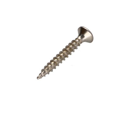 1 x Spanplattenschrauben Senkkopfschraube Pozi N°2 5X30 Gesamtgewinde Nickelstahl