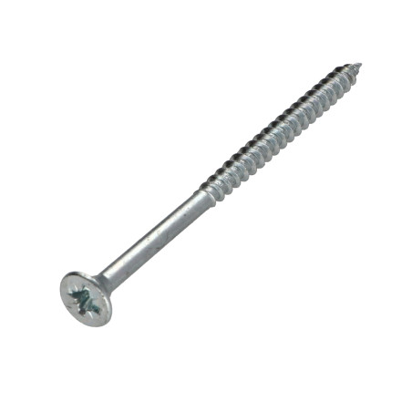 1 x Spanplattenschrauben Senkkopfschraube Pozi N°2 5X100 Teilgewinde Verzinkt