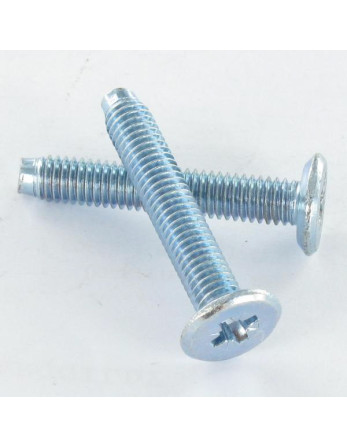 1 x Flachkopfschrauben Pozi M6X50 Spitze...