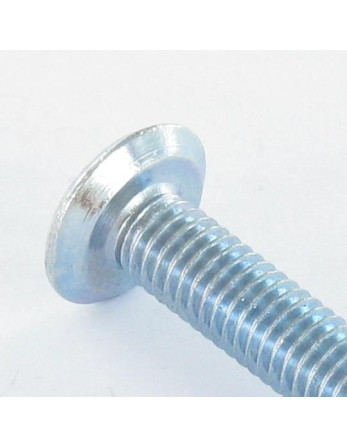 1 x Flachkopfschrauben Pozi M6X50 Spitze...