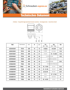 Sechskantmutter SKM Rundkopf 10x3 Trapezförmig Gerade... 2