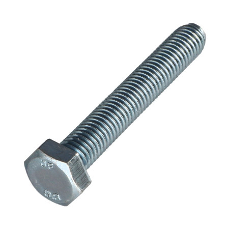 1 x Metallschrauben Sechskantkopf M10X80 Klasse 8.8 Verzinkt