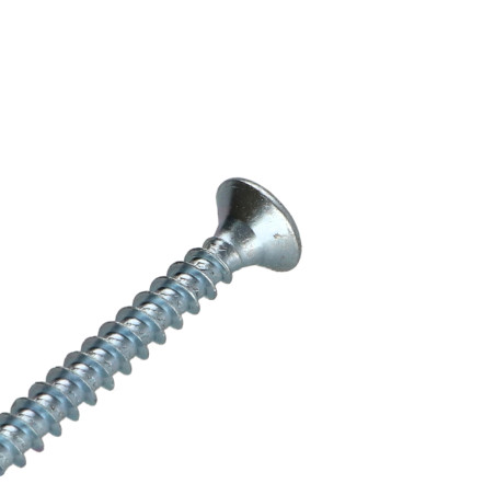 1 x Spanplattenschrauben Senkkopfschraube Pozi N°2 5X53 Gesamtgewinde Verzinkt