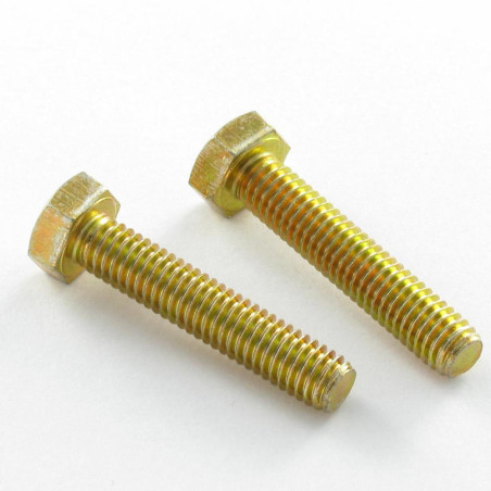 1 x Metallschrauben Sechskantkopf M16X50 Klasse 6.8 Dichromat