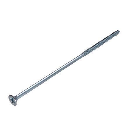 1 x Spanplattenschrauben Senkkopfschraube Pozi N°3 6X150 Teilgewinde Verzinkt