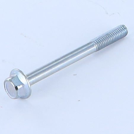 1 x Schrauben mit teilgewinde Sechskantkopf M5X50 Mit Gewinde 16 Kreuzschlitz mit gezahntem Flansch Klasse 6.8 Verzinkt