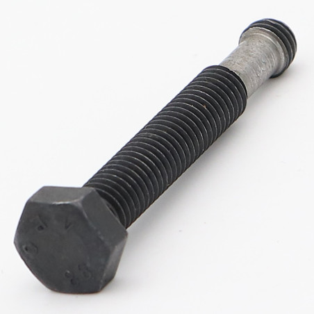 1 x Metallschrauben Sechskantkopf M8X55 Klasse 8.8 für Hals Stahl schwarz verzinkt