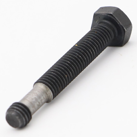 1 x Metallschrauben Sechskantkopf M8X55 Klasse 8.8 für Hals Stahl schwarz verzinkt