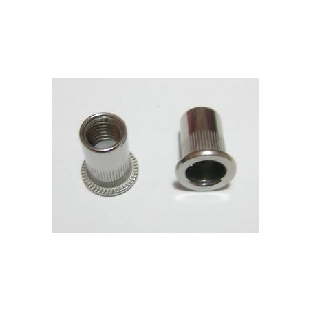 1 x Blindnietmuttern M6x17,5 ALPC 45 Aluminium Klemmdicke 3.1 für 6