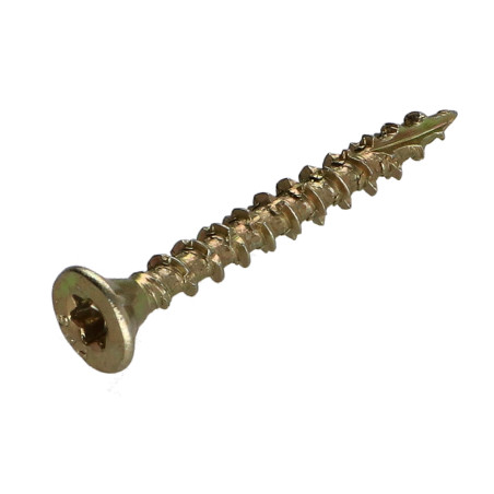 1 x Spanplattenschraube TEKOR Senkkopfschraube Gezahnt 4X35 T20 ZBCR3+ cut Bohrspitze mit Typ 17 Spitze