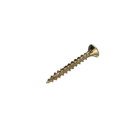 1 x Spanplattenschraube TEKOR Senkkopfschraube Gezahnt 4X35 T20 ZBCR3+ cut Bohrspitze mit Typ 17 Spitze