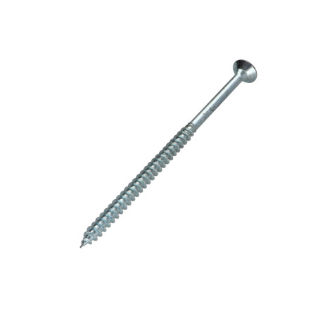 1 x Spanplattenschrauben Senkkopfschraube Pozi N°3 6X130 Teilgewinde Verzinkt