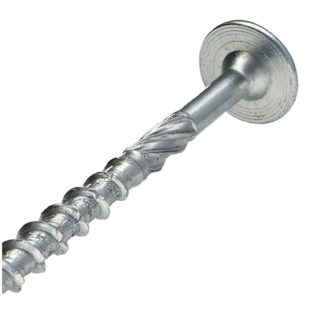 1 x Spanplattenschrauben TEKOR Tellerkopfschrauben T30 cut Bohrspitze mit Typ 17 Spitze 6x80 Teilgewinde Verzinkt