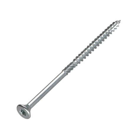 1 x Spanplattenschraube TEKOR Senkkopfschraube Gezahnt 5X100 Mit Gewinde 60 T25 Verzinkt cut Bohrspitze mit Typ 17
