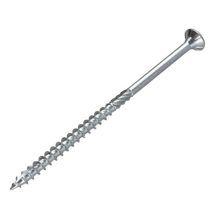 1 x Spanplattenschraube TEKOR Senkkopfschraube Gezahnt 5X100 Mit Gewinde 60 T25 Verzinkt cut Bohrspitze mit Typ 17