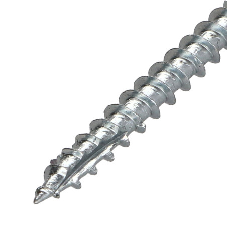1 x Spanplattenschraube TEKOR Senkkopfschraube Gezahnt 5X100 Mit Gewinde 60 T25 Verzinkt cut Bohrspitze mit Typ 17
