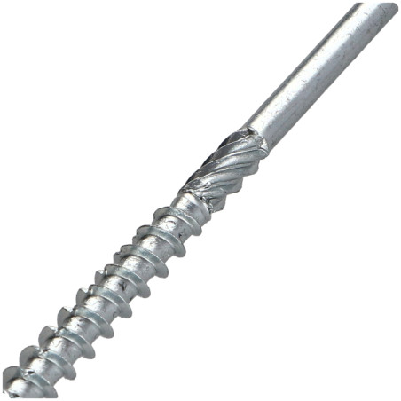 1 x Spanplattenschraube TEKOR Senkkopfschraube Gezahnt 5X100 Mit Gewinde 60 T25 Verzinkt cut Bohrspitze mit Typ 17